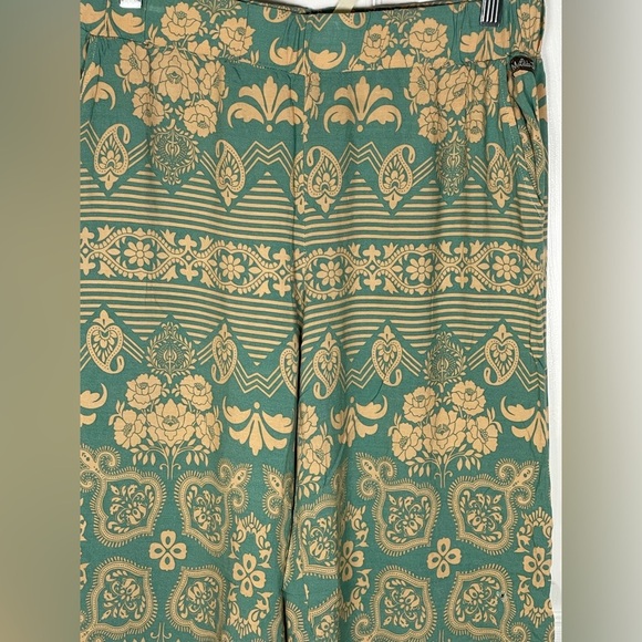 Matilda Jane 🩷- Salty Kiss Wide Leg Pants Linen Medium - Picture 4 of 9